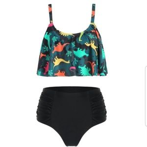 shein dinosaur swimsuit